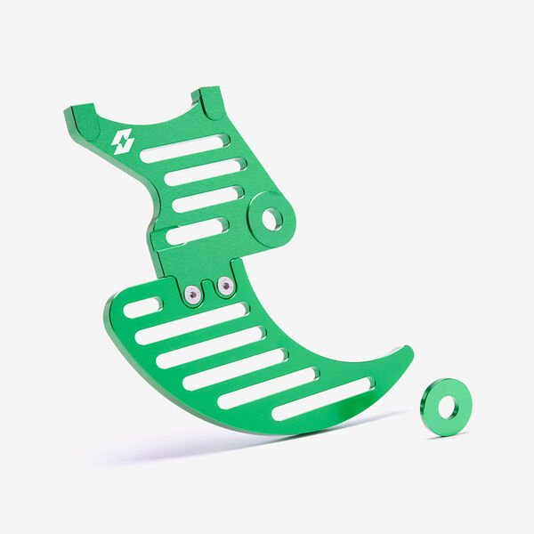 Talaria | Full-E Charged Rear Brake Disc Guard for Talaria / Light Bee 200mm Brake Disc Green