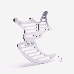 Talaria | Full-E Charged Rear Dual Caliper Disc Guard for Talaria / Light Bee 200mm Brake Disc Silver