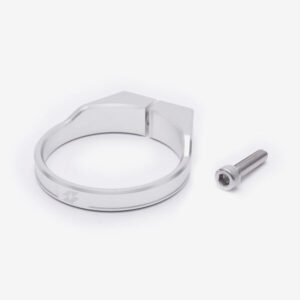 Talaria | Full-E Charged Steering Tube Riser Reinforcing Clamp Silver