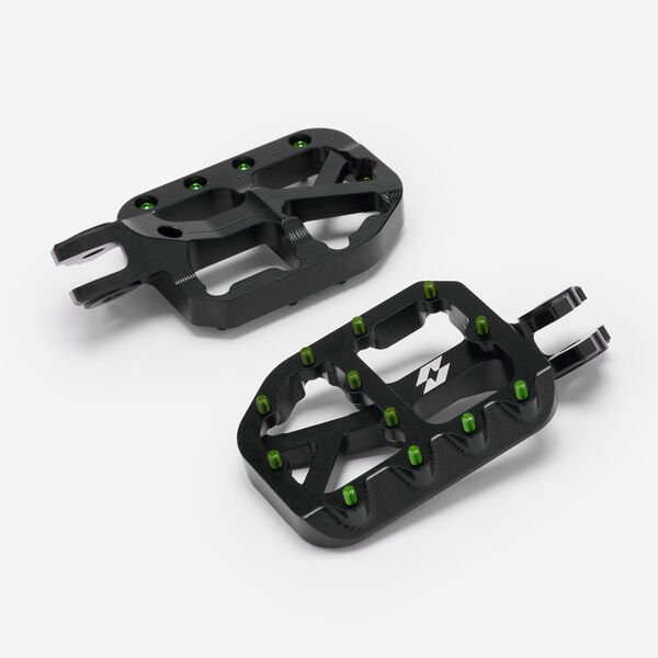 Talaria | Full-E Charged Black Foot Peg Set Green Pins