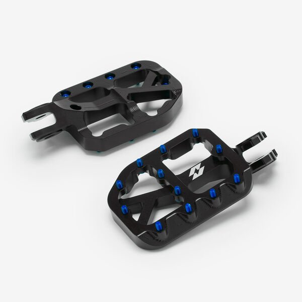 Talaria | Full-E Charged Black Foot Peg Set Blue Pins
